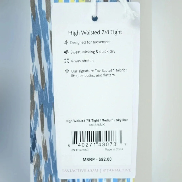 TAVI Active Legging New With Tags - Picture 8 of 8
